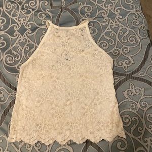 American Eagle lace tank with back cut out